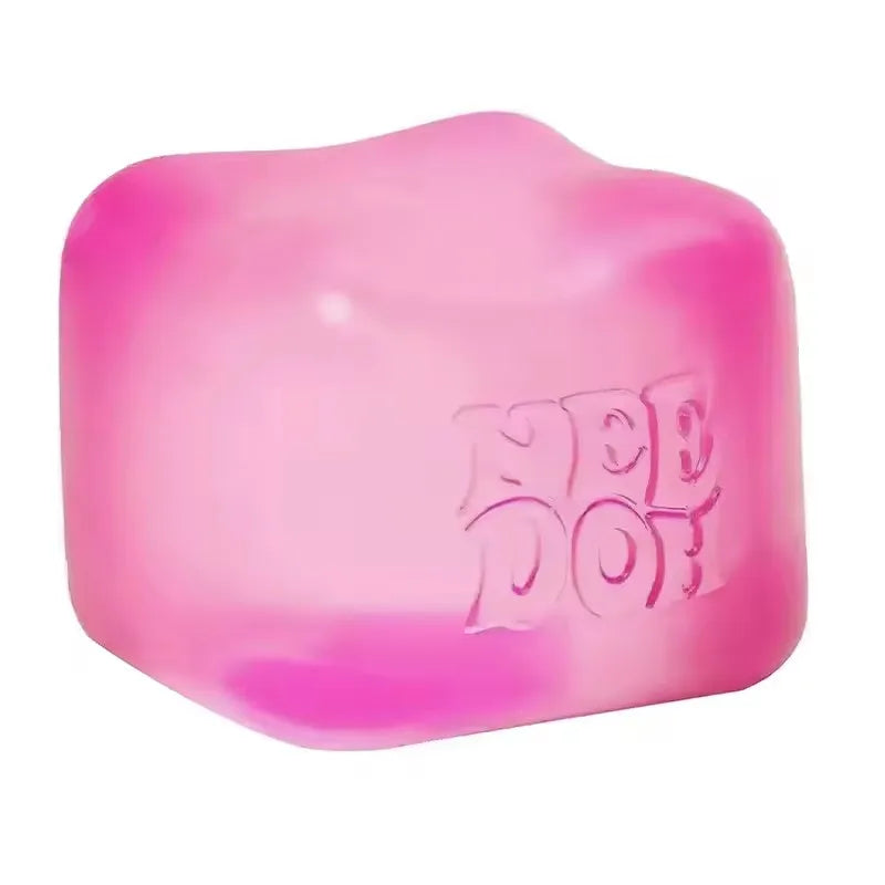 Trending Nee Doh Jellyfish & Cube Squish Toy, Soft Jelly Squeeze Stress Relief Fidget Toy, Sensory NeeDoh for Kids & Adults