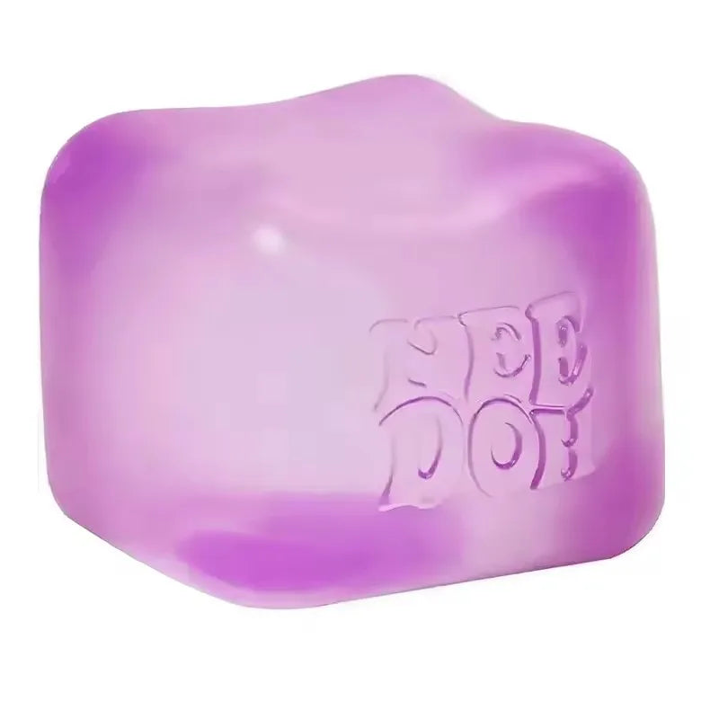 Trending Nee Doh Jellyfish & Cube Squish Toy, Soft Jelly Squeeze Stress Relief Fidget Toy, Sensory NeeDoh for Kids & Adults